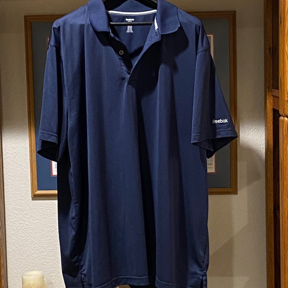 Reebok - Men's Golf polo shirt - Navy Blue - 3XL
